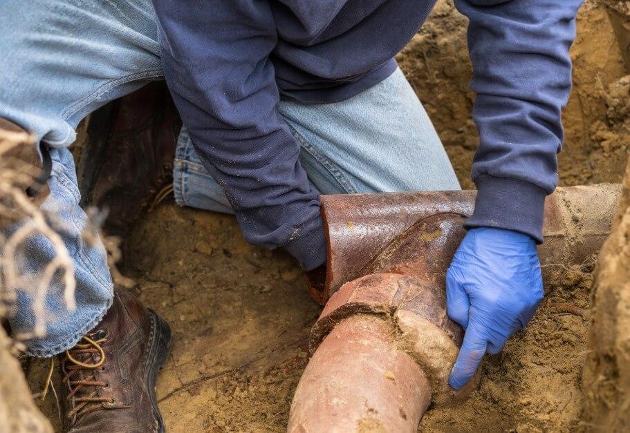 extreme weather conditions, such as freezing temperatures, can cause sewer lines to crack or collapse, requiring sewer line repair