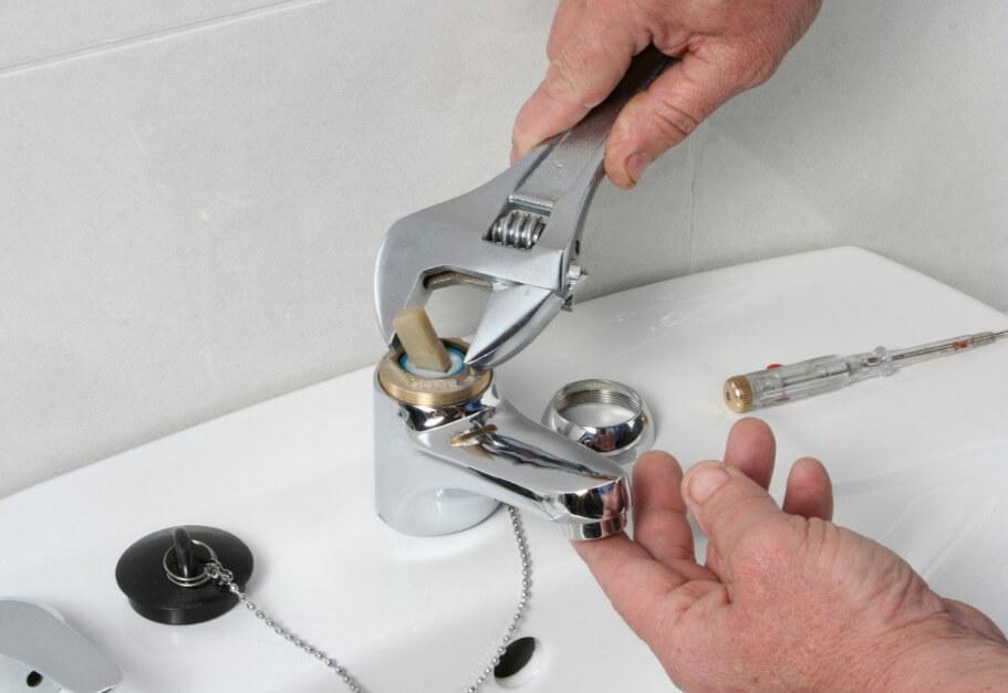 the most common issue we see with faucets is a worn-out or faulty cartridge